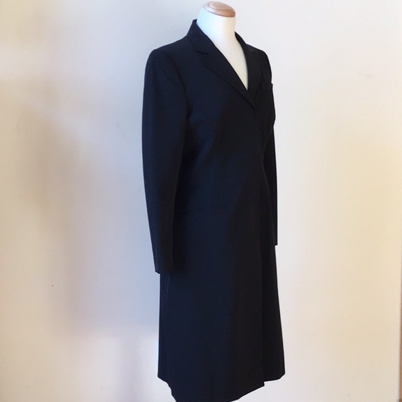 PRADA VINTAGE LIGHT FITTED COAT. - Picture 4 of 10